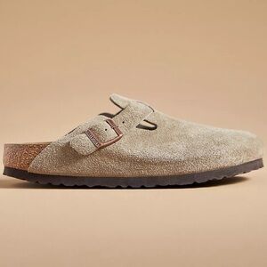 Birkenstock Boston Soft Footbed Clogs Taupe